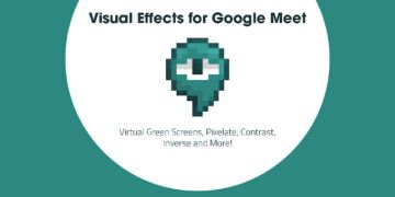 How to insert Visual Effects in Google Meet?