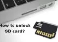How to unlock an SD card?