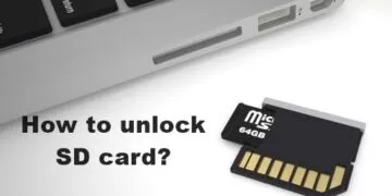How to unlock an SD card?