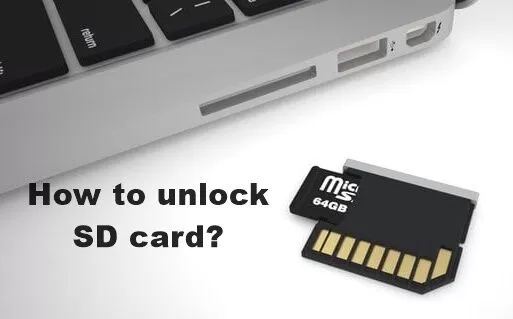 How to unlock an SD card?