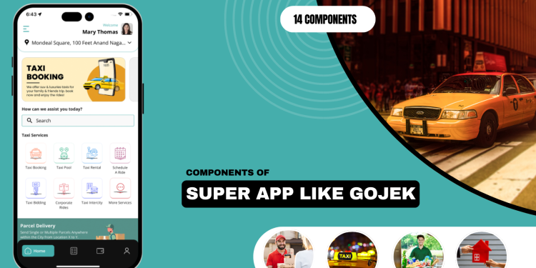 GoJek Clone, Taxi Booking Like Uber, On-Demand Multi-Service App