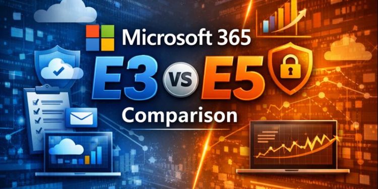 Microsoft 365 E3 vs E5 Comparison