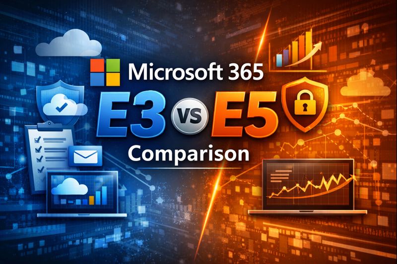 Microsoft 365 E3 vs E5 Comparison